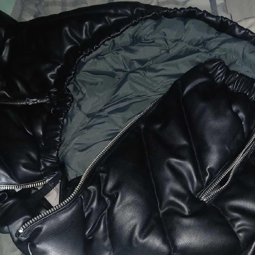Kids Black Puffer Jacket